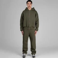 Hoodies*Perplex Armor Zip Hoodie Olive