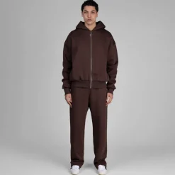 Hoodies*Perplex Armor Zip Hoodie Mocca