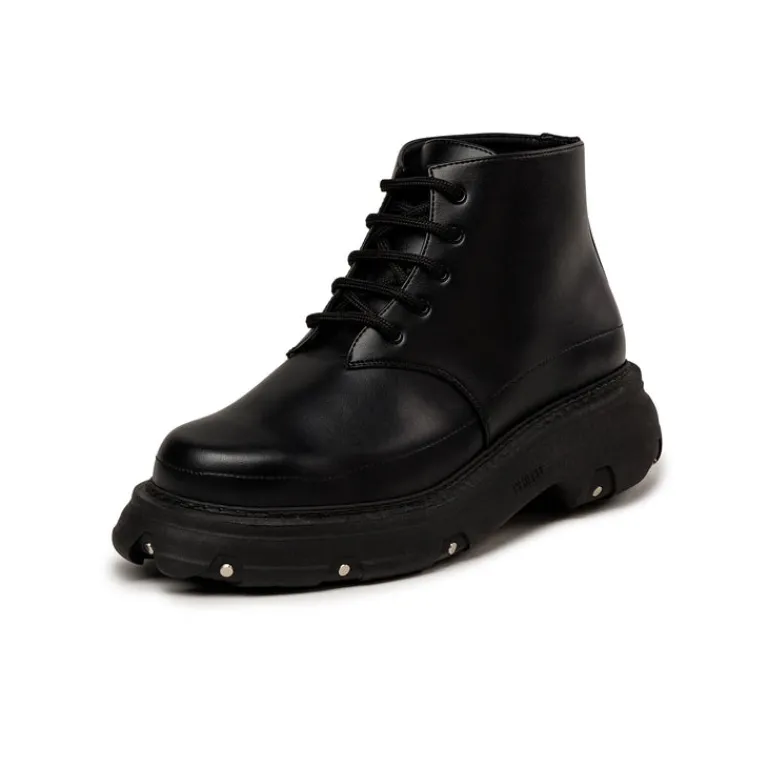Leder Sneaker|High-Top Sneaker*Phileo 005 Derby Hi Black