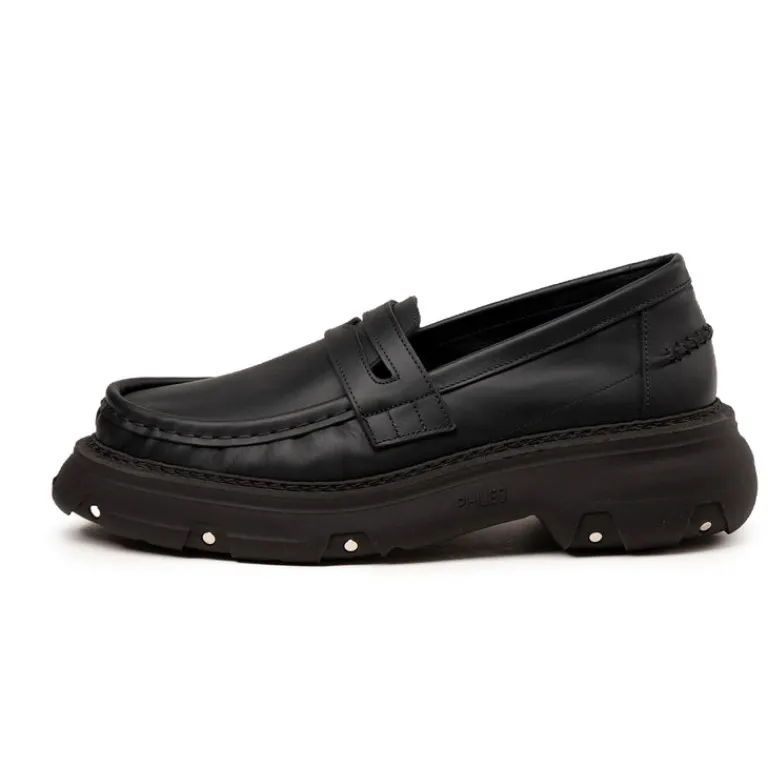 Leder Sneaker|Loafer*Phileo 045 Mocassin Black
