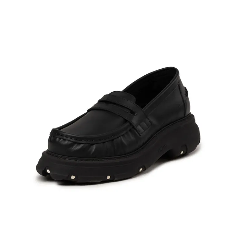 Leder Sneaker*Phileo 045 Mocassin Black