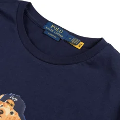 T-Shirts*Polo Ralph Lauren Classic Fit Polo Bear T-Shirt Newport Navy