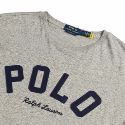 T-Shirts*Polo Ralph Lauren Classic Fit Logo Jersey T-Shirt Dark Vintage Heather