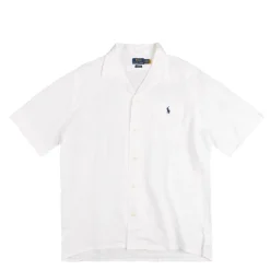 Hemden*Polo Ralph Lauren Classic Fit Linen Camp Shirt Ceramic White