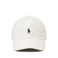 Caps & Bucket Hats*Polo Ralph Lauren Cotton Chino Baseball Cap White/ Newport Navy