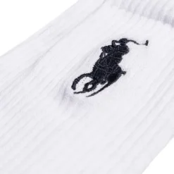 Socken*Polo Ralph Lauren Crew Socks Big Pony 3 Pack White