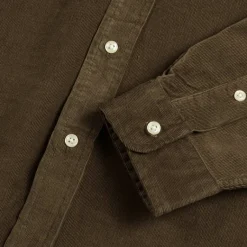 Hemden*Polo Ralph Lauren Custom Fit Corduroy Shirt Chocolate Mousse