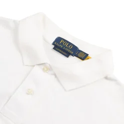 T-Shirts*Polo Ralph Lauren Custom Slim Fit Mesh Polo White