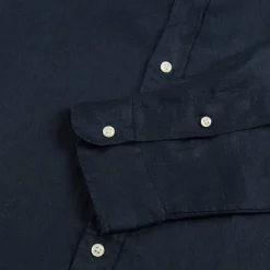 Hemden*Polo Ralph Lauren Custom Fit Linen Shirt Newport Navy