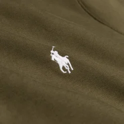Crewnecks*Polo Ralph Lauren Double-Knit Quarter-Zip Pullover Company Olive