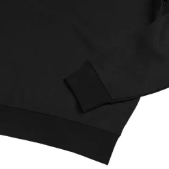 Crewnecks*Polo Ralph Lauren Double-Knit Quarter-Zip Pullover Polo Black