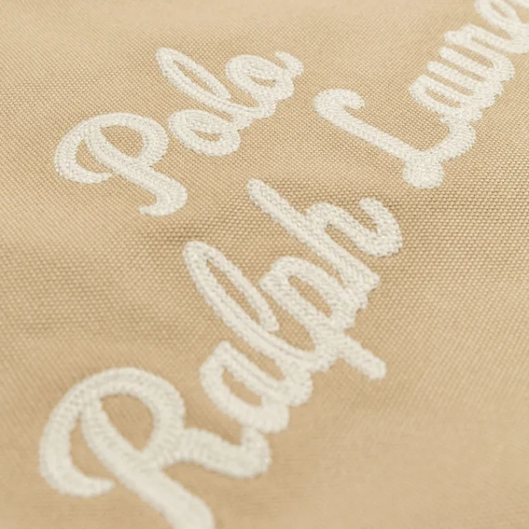 Taschen*Polo Ralph Lauren Embroidered Canvas Tote Bag Tan