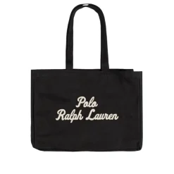 Taschen*Polo Ralph Lauren Embroidered Canvas Tote Bag Black