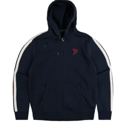Hoodies*Polo Ralph Lauren Logo Double-Knit Mesh Hoodie Cruise Navy Multi