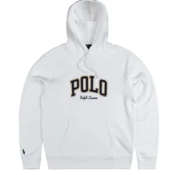 Hoodies*Polo Ralph Lauren Logo Fleece Hoodie White