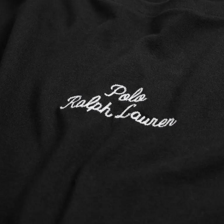 T-Shirts*Polo Ralph Lauren Logo Jersey T-Shirt Polo Black