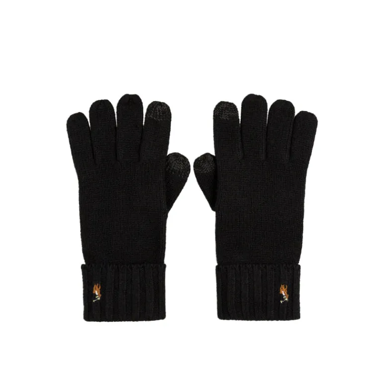 Handschuhe*Polo Ralph Lauren Merino Wool Touch Screen Gloves Black