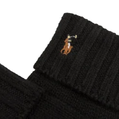 Handschuhe*Polo Ralph Lauren Merino Wool Touch Screen Gloves Black