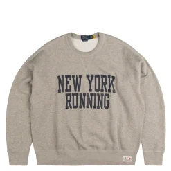Crewnecks*Polo Ralph Lauren New York Running Sweatshirt Dark Sport Heather