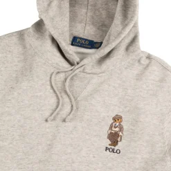 Hoodies*Polo Ralph Lauren Polo Bear Fleece Hoodie Loft Heather