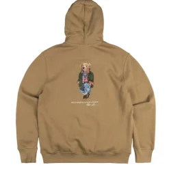 Hoodies*Polo Ralph Lauren Polo Bear Fleece Hoodie Camel / Explorer Bear