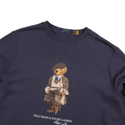 Crewnecks*Polo Ralph Lauren Polo Bear Fleece Pullover Faded Blue