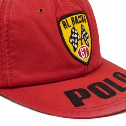Caps & Bucket Hats*Polo Ralph Lauren Racing-Patch Twill Ball Cap Red