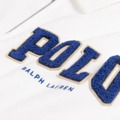 Crewnecks*Polo Ralph Lauren The RL Fleece Logo Collared Sweatshirt White