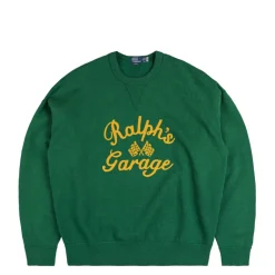 Crewnecks*Polo Ralph Lauren Vintage Fit Ralph's Garage Sweatshirt Green