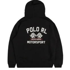 Hoodies*Polo Ralph Lauren Vintage Fleece Hoodie Polo Black