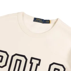Crewnecks*Polo Ralph Lauren Vintage Fleece Graphic Sweatshirt White