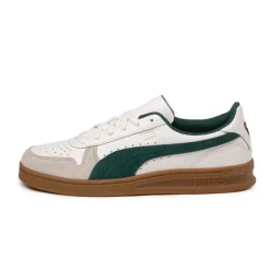 Leder Sneaker|Weiße Sneaker*Puma Indoor Puma White / Dark Myrtle / Gum