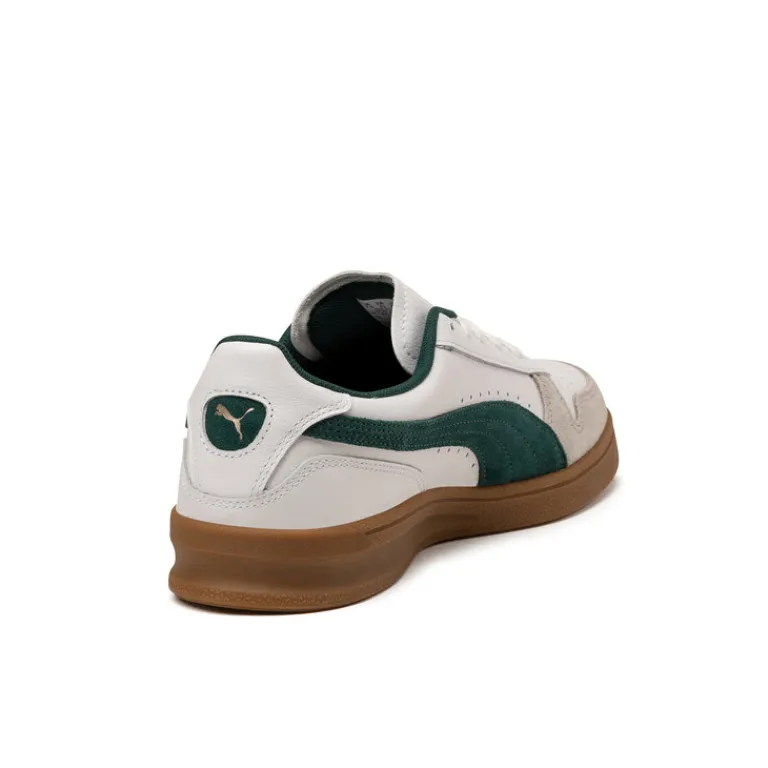 Leder Sneaker|Weiße Sneaker*Puma Indoor Puma White / Dark Myrtle / Gum