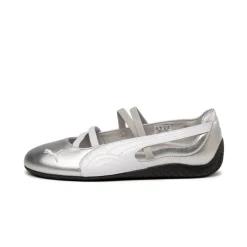 Leder Sneaker|Ballerinas*Puma Speedcat Ballet Metallic Puma Silver / Puma White