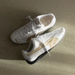 Weiße Sneaker*Puma Speedcat Leather Puma White / Toasted Almond
