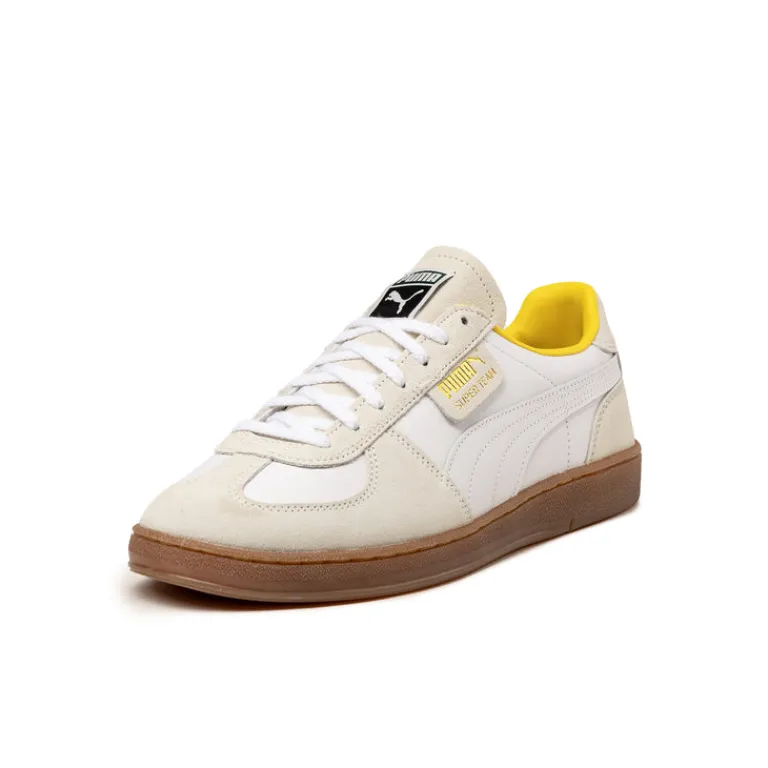 Terrace Casual Sneaker|Leder Sneaker*Puma Super Team Summer Warm White / Puma White