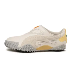Leder Sneaker*Puma Ur Mostro Communication Warm White / Light Straw