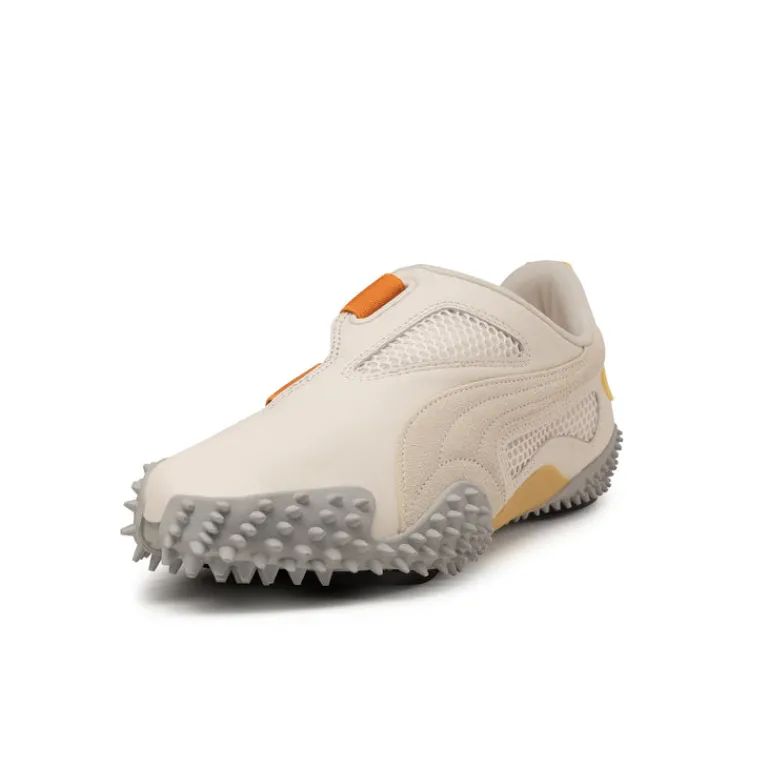 Leder Sneaker*Puma Ur Mostro Communication Warm White / Light Straw