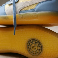 Leder Sneaker|Terrace Casual Sneaker*Puma x Asphaltgold Palermo *Scopa* Chamomile / Zen Blue