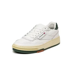 Leder Sneaker|Weiße Sneaker*Reebok Club C LTD Vintage Green / White