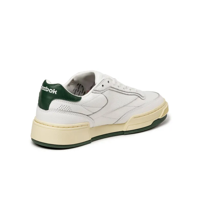 Leder Sneaker|Weiße Sneaker*Reebok Club C LTD Vintage Green / White
