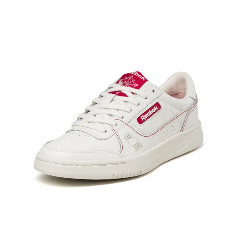 Leder Sneaker|Weiße Sneaker*Reebok LT Court Premium Red Stitch