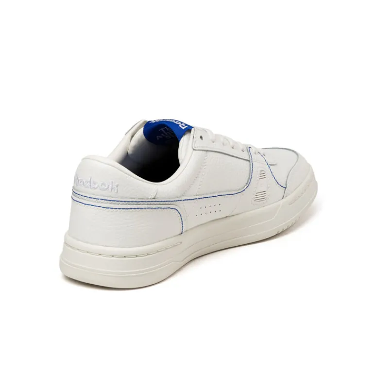 Leder Sneaker|Weiße Sneaker*Reebok LT Court Premium Blue Stitch