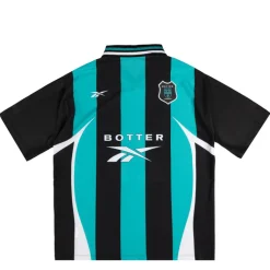 T-Shirts*Reebok x Botter Reverse Soccer Tee Striped Navy / Aqua