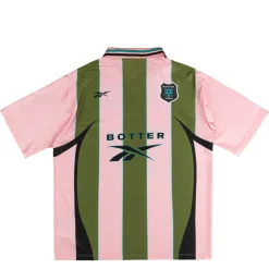 T-Shirts*Reebok x Botter Reverse Soccer Tee Striped Pink / Grey