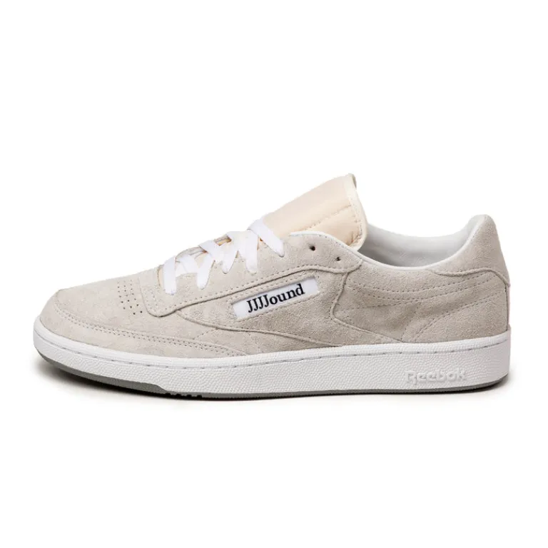 Leder Sneaker*Reebok x JJJJound Club C 85 Footwear White / Chalk / Space Grey
