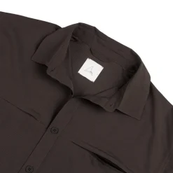 Hemden*ROA Dot Air Shirt Dark Brown