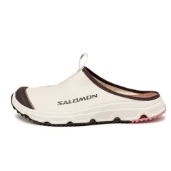 Vegane Sneaker|Mules & Slides*Salomon RX Slide 3.0 Canvas Vanilla Ice / Calla Green / Black Coffee