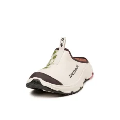 Vegane Sneaker|Mules & Slides*Salomon RX Slide 3.0 Canvas Vanilla Ice / Calla Green / Black Coffee