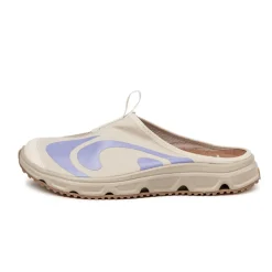 Vegane Sneaker|Mules & Slides*Salomon RX Slide 3.0 Seasonal Rainy Day / Oxford Tan / Cosmic Sky